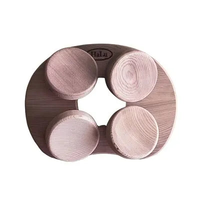 Halu Sauna Kopfstütze aus Red Cedar mit ergonomischer Form für mehr Komfort in der Sauna